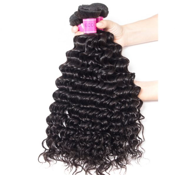 Brazilian Deep Wave Hair Bundles 100% Human Hair