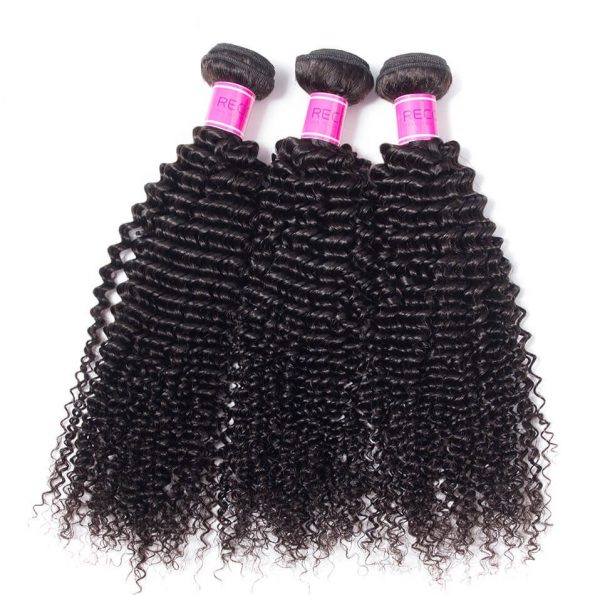 Brazilian Kinky Curly Wave Virgin Human Hair 3 Bundles