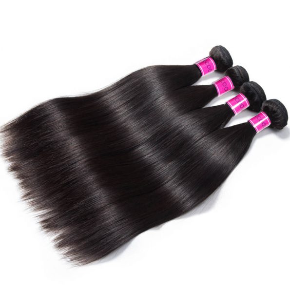 Brazilian Straight Hair 4 Bundles 100% Virgin Human Hair