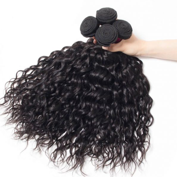 Brazilian Wet And Wavy Water Weave Hair 4 Bundles