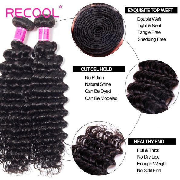 Deep Wave Hair Virginia Human Hair Bundles