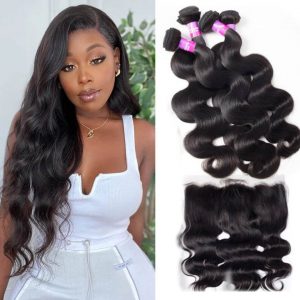 Peruvian 4 bundles with frontal