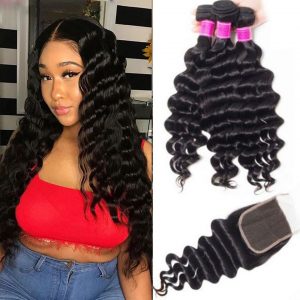 Peruvian loose deep 3 bundles with closure