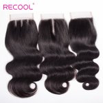 Body Wave Human Hair 4×4 Lace Closure