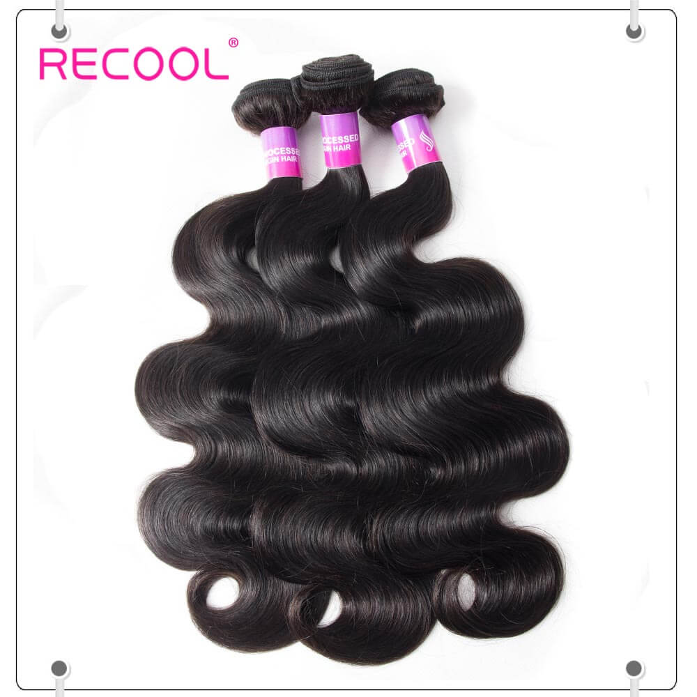 brazilian body wave 3 bundles with closure