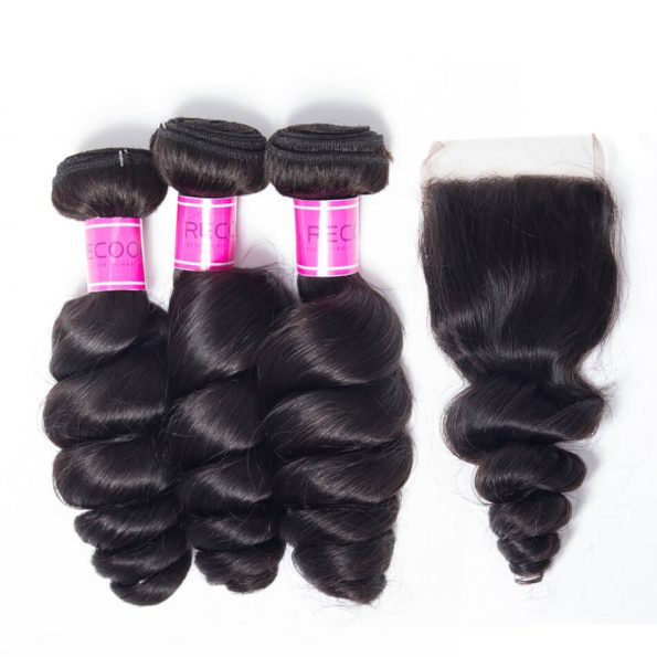 loose wave bundles and closure