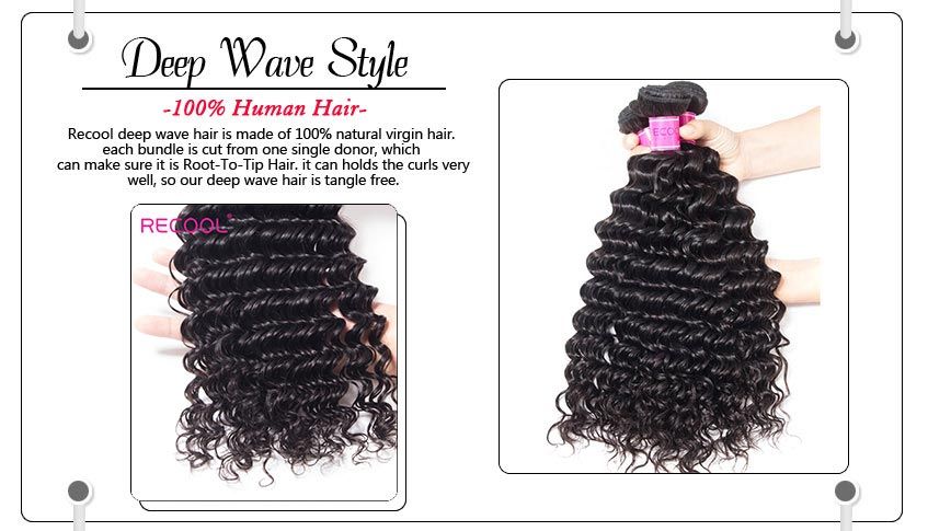 remy deep wave weave hair bundles