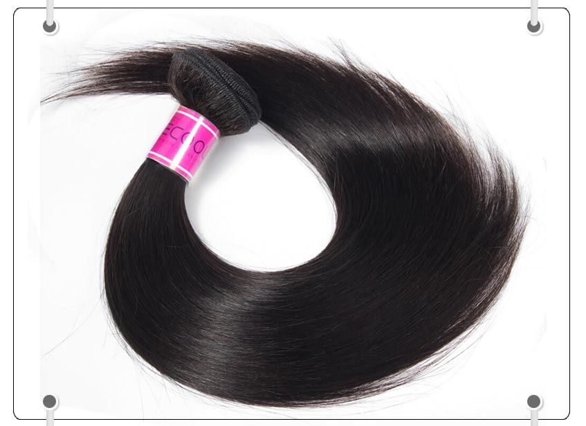 Recool Hair Weave Bundles Grade 8A Mink Hair Brazilian Straight Hair