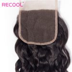 Brazilian Human Hair Water Waves Bundles With Lace Closure