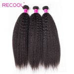 Kinky Straight Brazilian Virgin Hair 1 Bundle