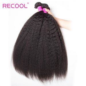 Recool Kinky Straight Brazilian Virgin Hair 1 Bundle