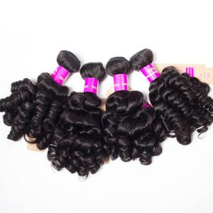 Malaysian Bouncy Hair Weave 4 Bundels Bouncy Curly Weave