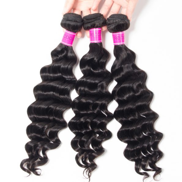 Malaysian Loose Deep Virgin Human Hair 3 Bundles