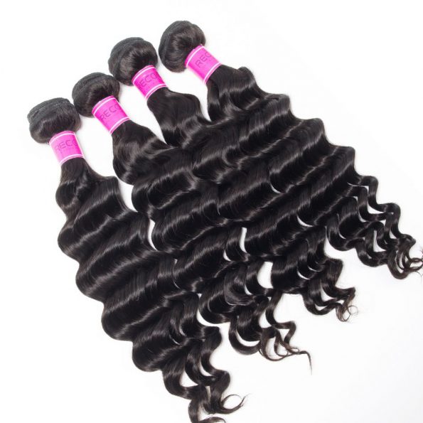 Malaysian Loose Deep Wave Bundles Hair 4 Bundles