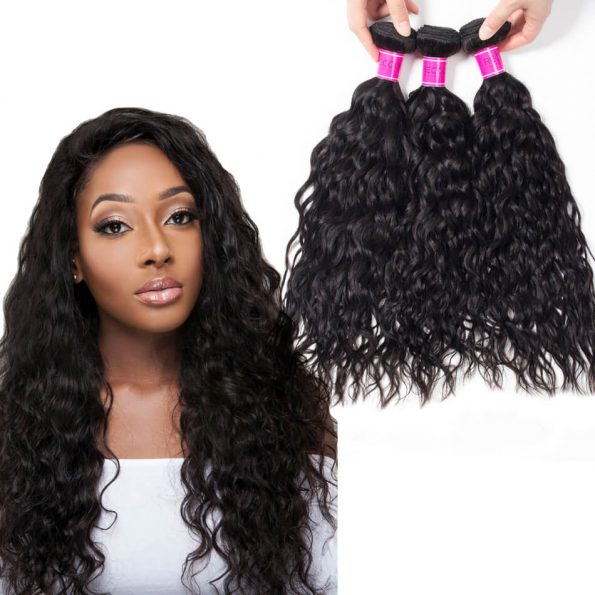 Malaysian Wet and Wavy Water Wave Hair Bundles Sale