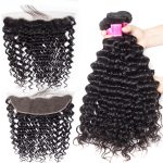 Peruvian Deep Wave Bundles With Frontal Deals