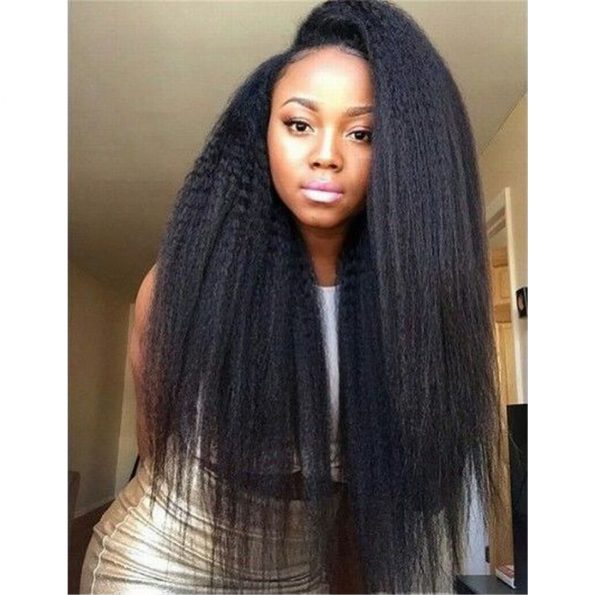 Peruvian Kinky Straight Hair 4 Bundles