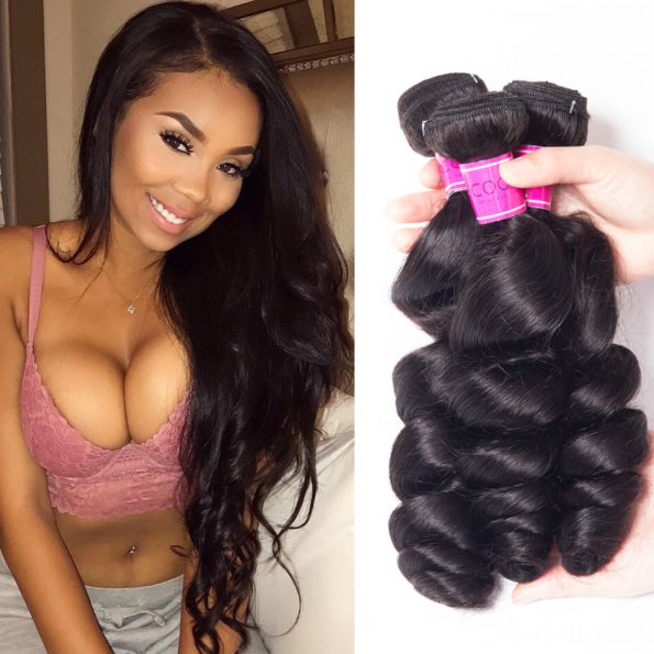 Peruvian Loose Wave Hair Bundles Sale Online