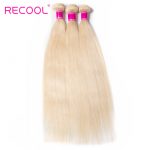 Brazilian Straight Human Hair 3 Bundles 613 Blonde Hair