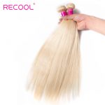 Brazilian Straight Human Hair 3 Bundles 613 Blonde Hair