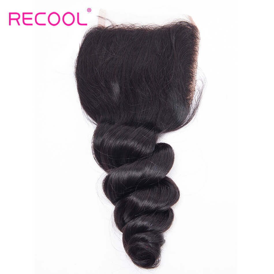 Recool Hair Loose Wave Bundles With Closure