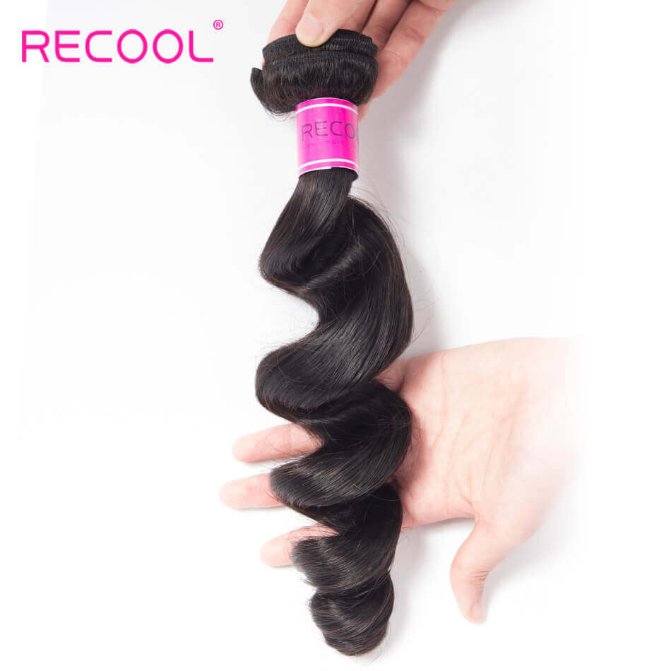 Recool Hair Loose Wave Bundles With Closure