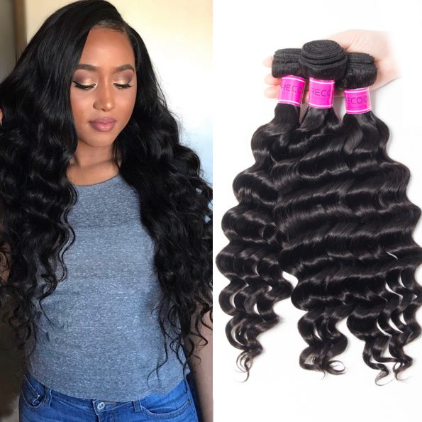 Sale Indian Loose Deep Wave Bundles Online