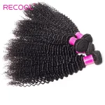 Indian Curly 4 bundles with closure