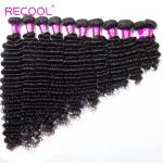 Wholesale Virgin Human Hair Indian Deep Wave 3 Bundles