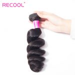 Recool Brazilian 1 Bundles Loose Wave Human Hair Extensions