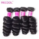 Loose Deep Brazilian Hair 4 Bundles 100% Human Hair