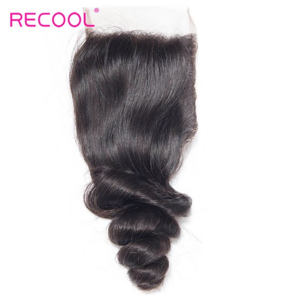 recool hair loose wave closure