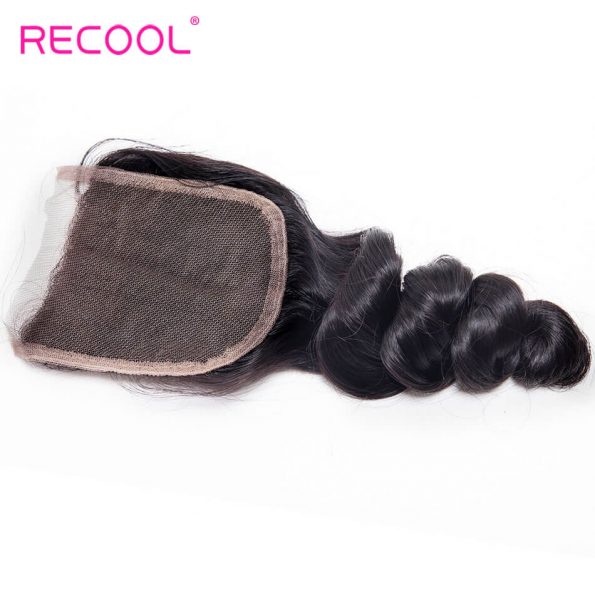 recool hair loose wave closure