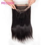 Brazilian Virgin Human Hair 3 Bundles With 360 Lace Frontal