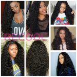 water wave human hair 5×5 lace closure