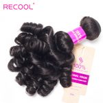 Peruvian Bouncy Curly 4 Bundles Natural Black Unprocessed