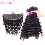 Peruvian loose deep 4 bundles with frontal