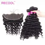 Peruvian loose deep 4 bundles with frontal