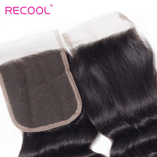 recool hair loose deep closure 5