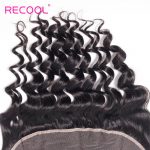 Indian Lace Frontal With Loose Deep Wave Bundles 4Pcs