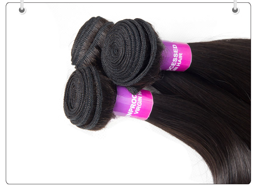 Recool Hair Weave Bundles Grade 8A Mink Hair Brazilian Straight Hair