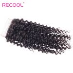 Virgin Hair Curly Wave Human Hair 4×4 Lace Closure 1 PCS