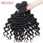 recool hair loose deep wave human hair bundles