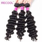 recool hair loose deep wave human hair bundles