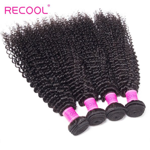 Kinky Curly Hair Weave 4 Bundles