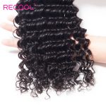 Indian Human Hair Deep Wave 4 Bundles Grade 10A