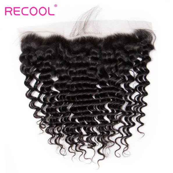 Deep Wave Hair Lace Front Closure