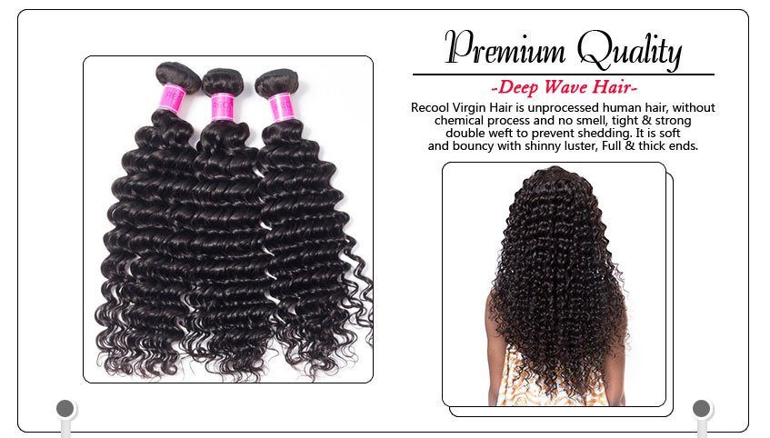 remy deep wave weave hair bundles