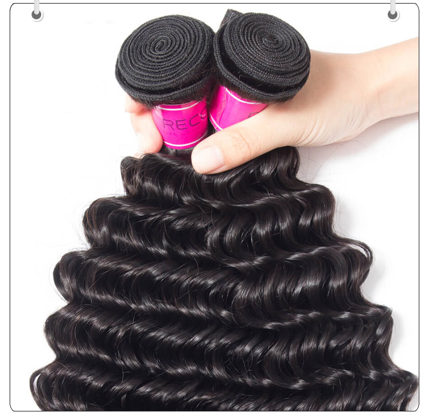 remy deep wave weave hair bundles