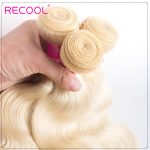 613 Blonde 4 Bundles Body Wave Blonde Weave Human Hair Weave